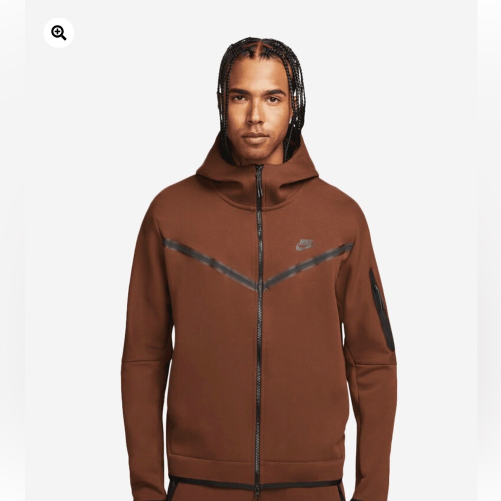 Nike Tech Fleece Hoodie - Brown
